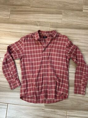 UNTUCKit Red Plaid Long-Sleeve Button-Down Shirt